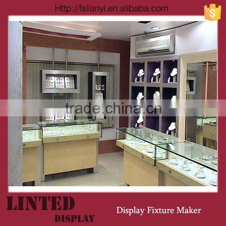 Special design shiny glass shelf for jewelry/watch/glasses/decorations