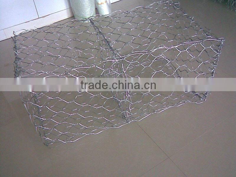 Durable Hexagonal Wire Mesh,Three Twist Gabion Mesh,Hexagonal Wire Netting