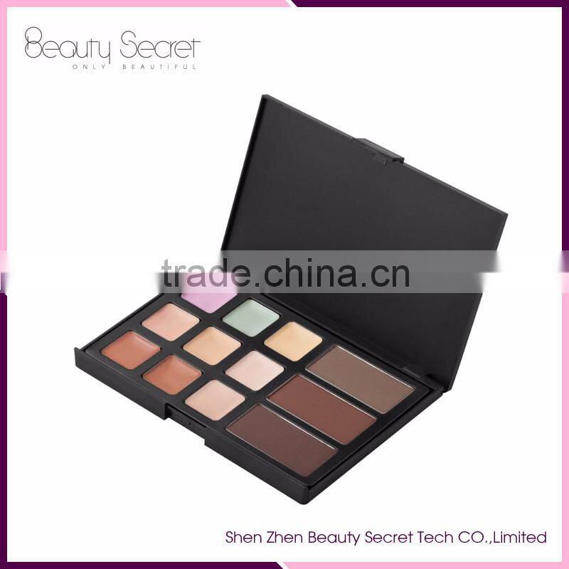 12 Multi Colors Waterproof Long-lasting Eyebrow Palette Kit