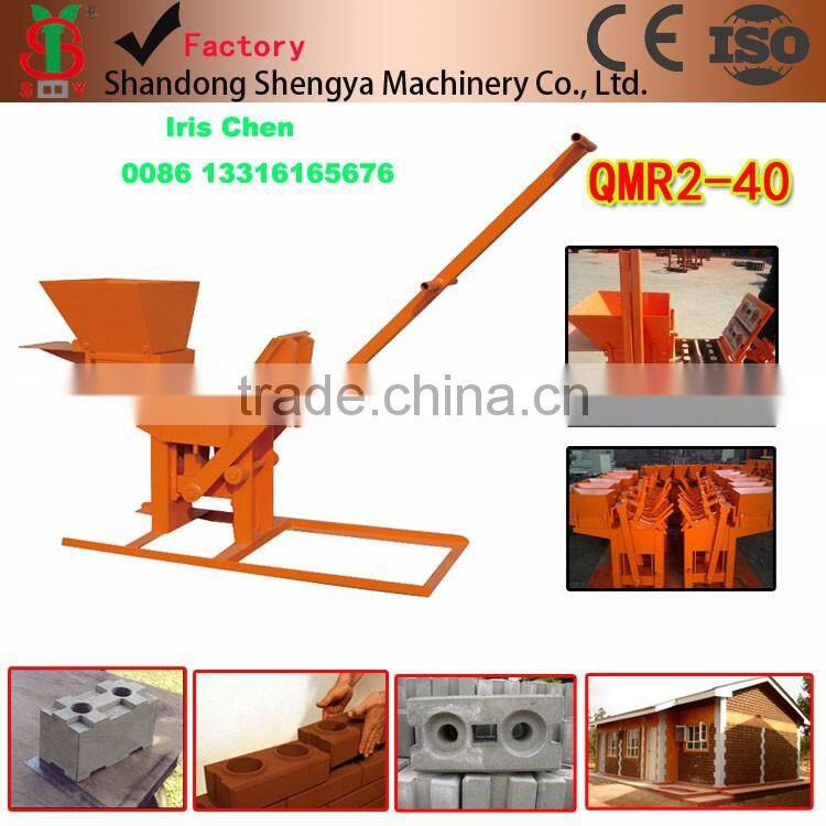 Malaysia soil cement fly ash interlocking brick machine hollow paving interlocking automatic brick making machine (Shengya Brand