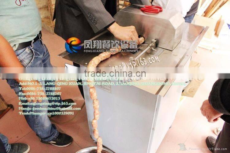 Semi-Automatic Sausage Knotting Linker Strapping Machine