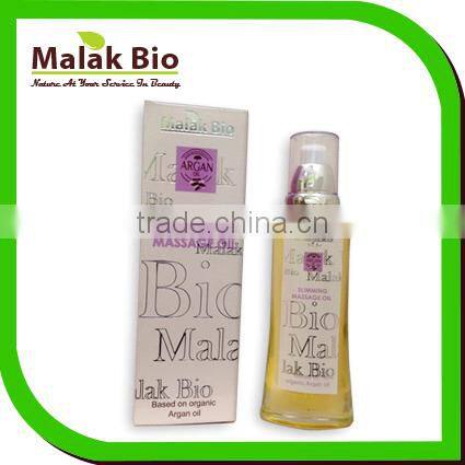Slimming massage oil based on argan oil and essential oils