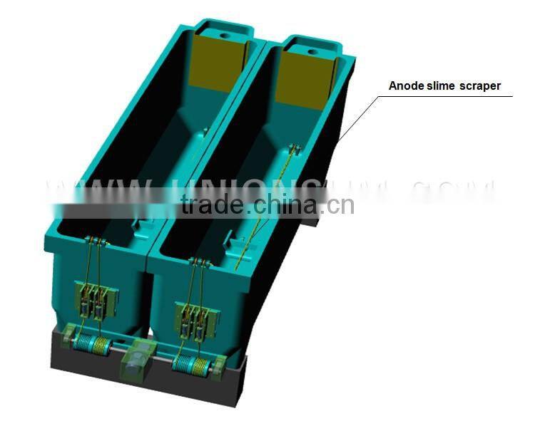 Polymer Concrete Electrolytic Cell for Zinc metallurgical plant