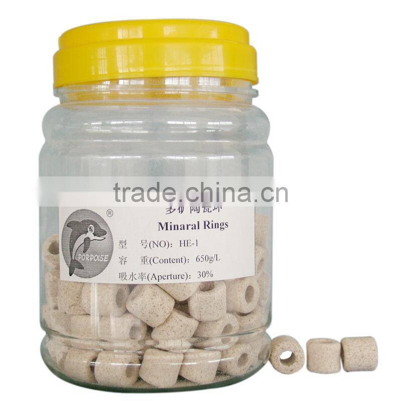 aquarium caramic biochemical stones filter for fish tank