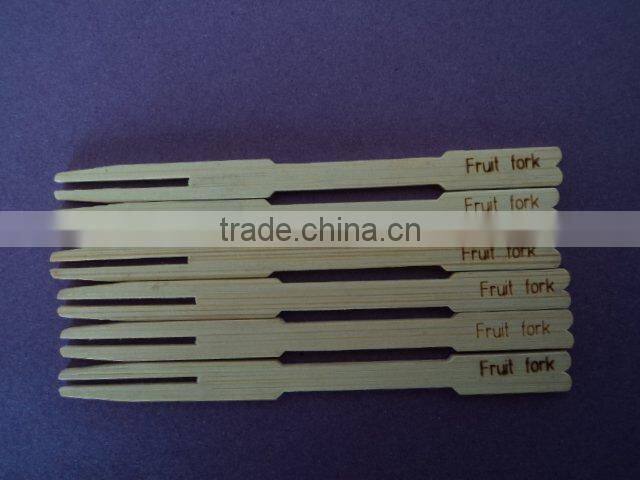 promotional various natural bamboo fruit fork