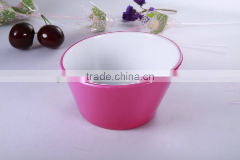 Food grade fancy melamine children dinner set bowl spoon set