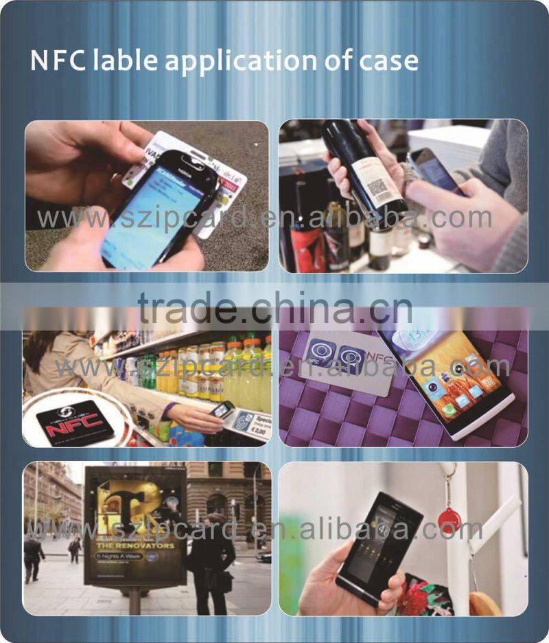 customized RFID epoxy key card with NTAG213 chip