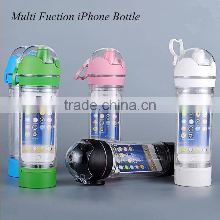 Iphone Water Bottle Ibottle BAP Free Plastic Joy shaker Sport Water Bottle Wholesale