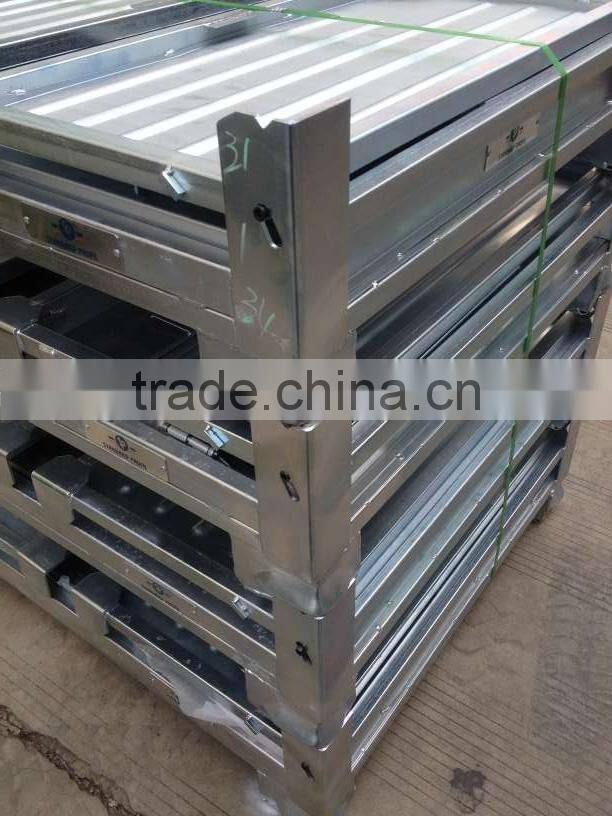 new type foldable metal solid container