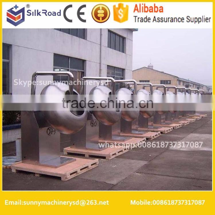 automatic tablet chocolate peanut sugar coating machine