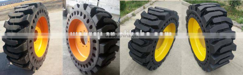 top 3 brand bobcat tire 10.16.5 10x16.5 solid no pressure tire