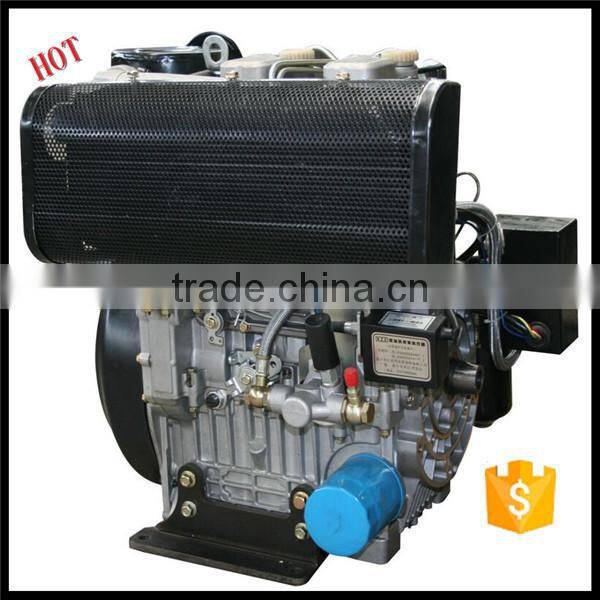 2015 Wholesale 18hp 2 Cylinder 4 Stroke Air Cooled Diesel Engine 290F