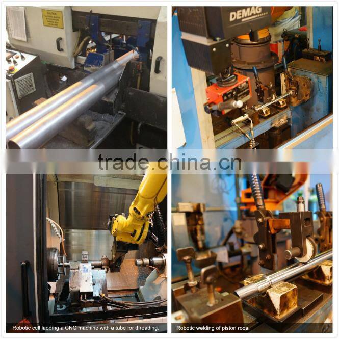 Single acting hydraulic cylinder for trailer