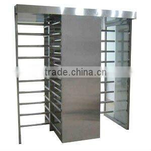Hot selling Stainless steel single channel access control system full height turnstile