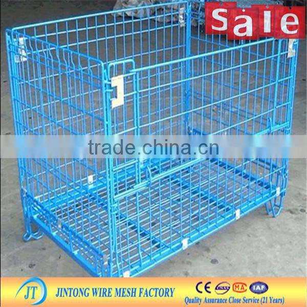 Heavy Industrial Steel collapsibe wire mesh container
