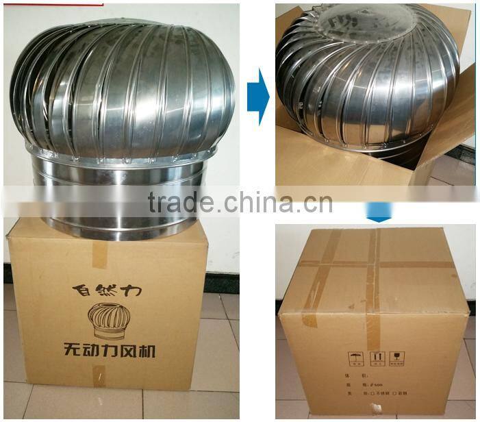 No-power industrial ventilation roof fan