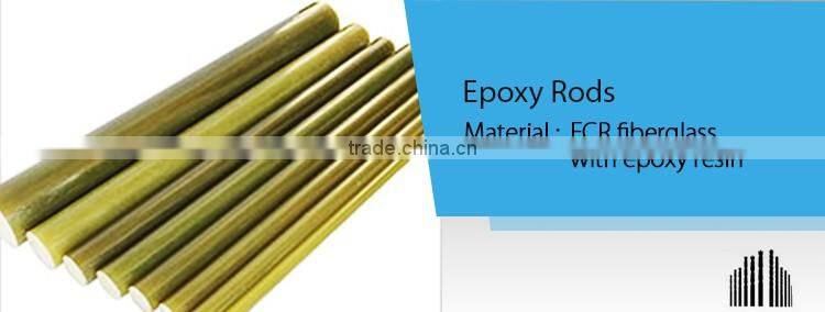 corrosion-resistant light weight epoxy fiberglass rod