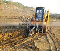 Disk type trencher for skid loader