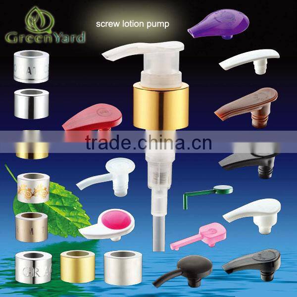 Plastic Screw Lotion Pump SR-302 aluminium closure