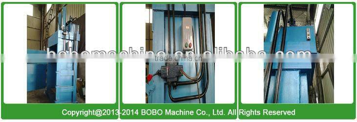 Hard plastic compress baler