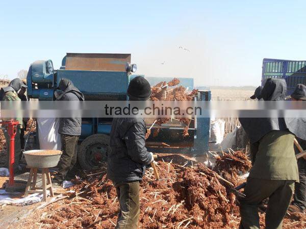 Eletricity motor grain seed removing machine