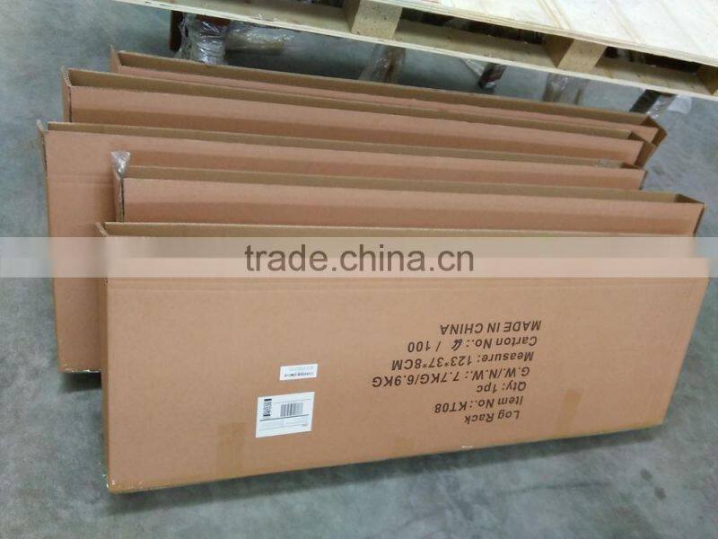 metal firewood holder