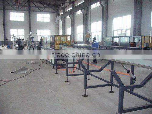 wood plastic decking machine with price / wood plastic profile extrusion high quality