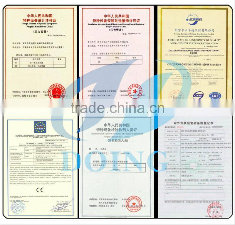 Automatic China truck tire to diesel oil recycling machine