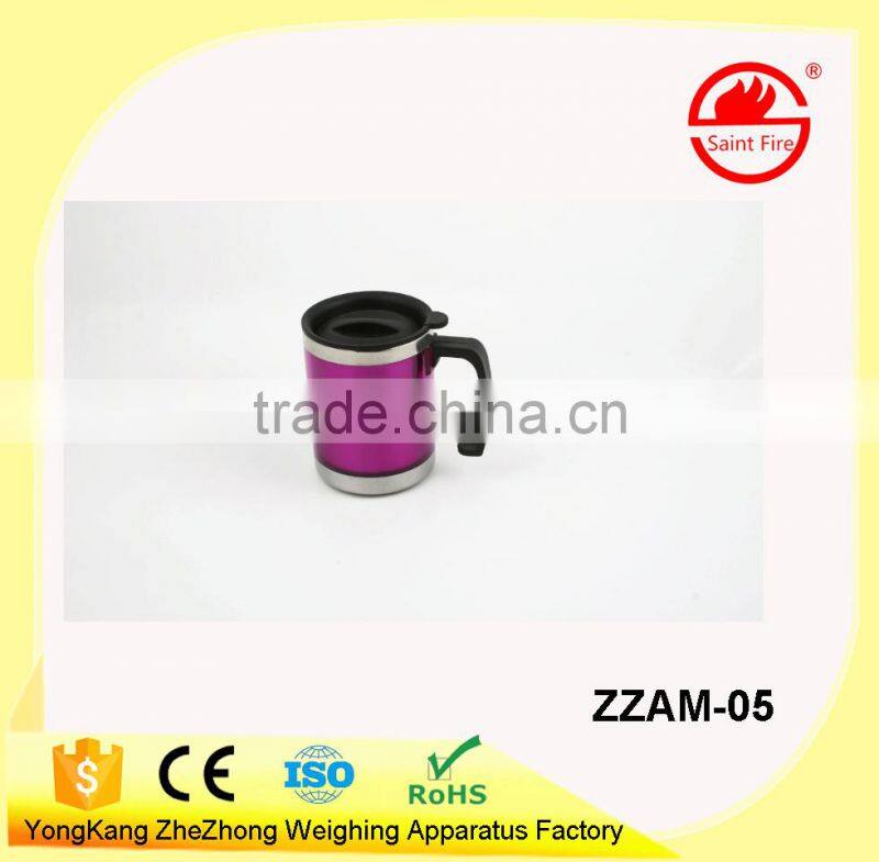 double stainess steel auto mug travel cup