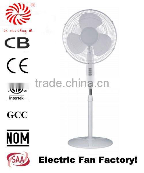Besr selling china factory 16inch 400mm copper motor ETL stand fan