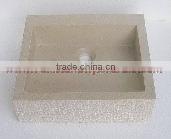 UNIQUE VERONA BEIGE MARBLE SINKS