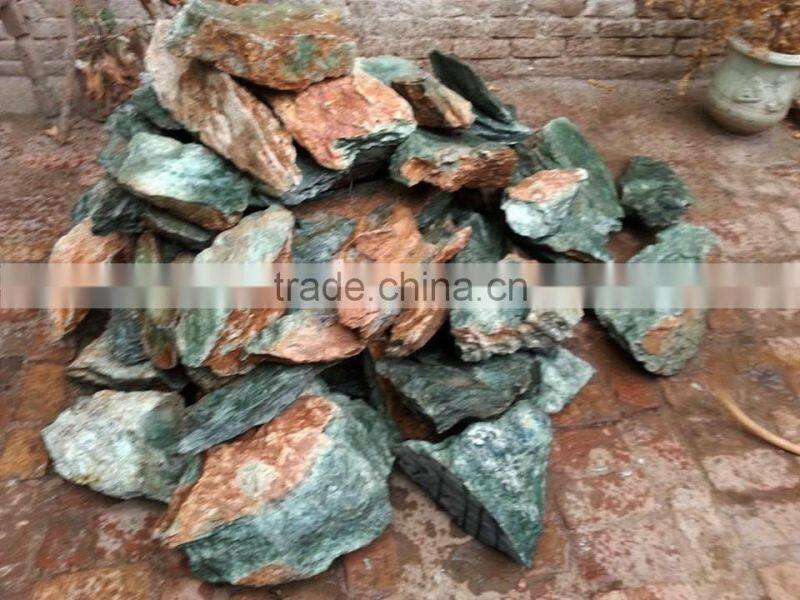 Nephrite jade Boulders blocks sliced