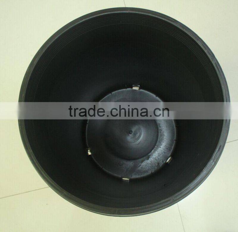 Made in China pp material black tall 15 gallon pot