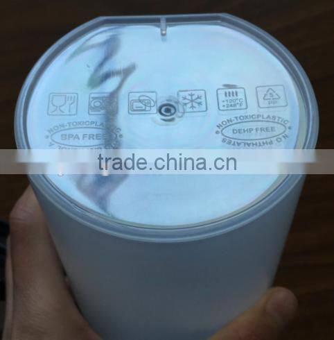 1000ml/34oz plastic protein shaker bottle with netting and compartment