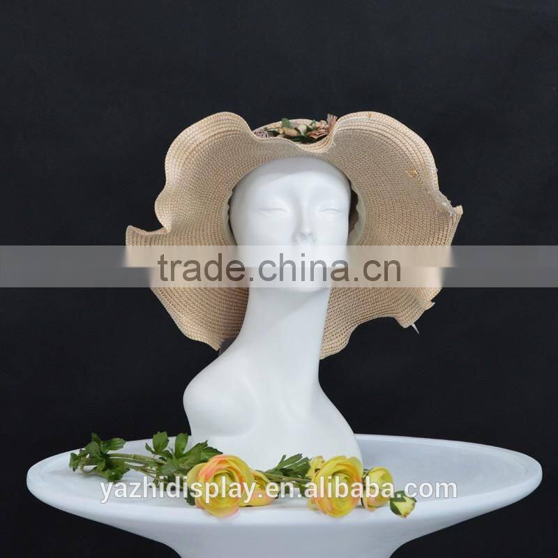 2016 hot sale long neck mannequin head for wig display