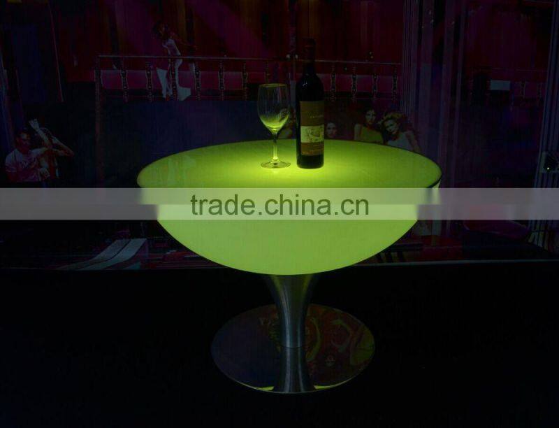 Belly Bar Cocktail Table with optional height adjustment