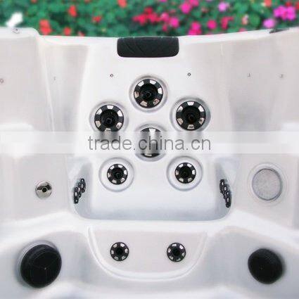balcony small hot tubs 4 person spa pool with 48 jets acrylic balboa system bathtub