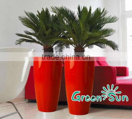 paint spraying flower pots