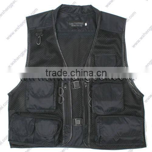 summer mesh photography Vest/ fishing vest/ muti-pockets vests