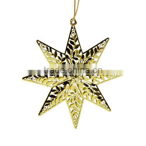 Hot Sale Xmas Metal Star Hanging Ornament Stand