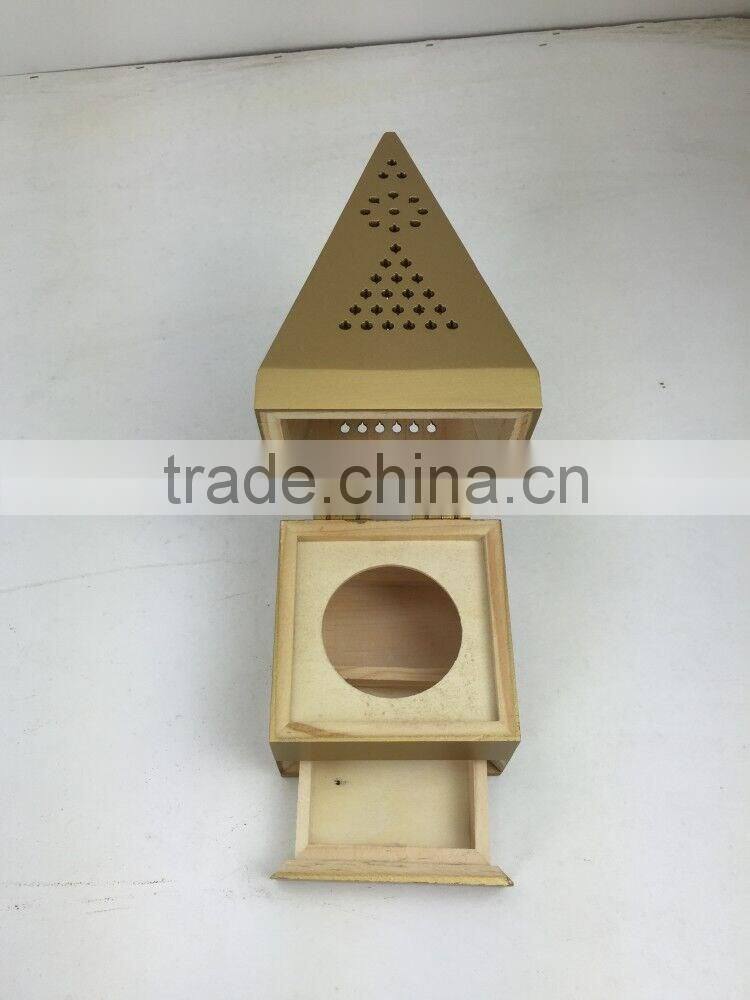 2016 customize hot sellling Mini wood Incense Burners