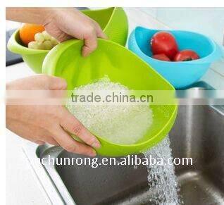 perforated plastic washing basket