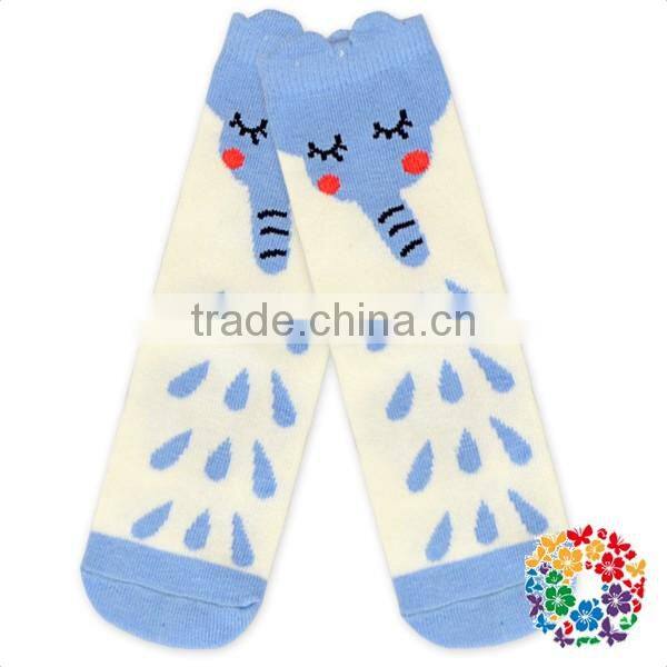 cute infant toddler baby winter warm beer print knitted animal socks