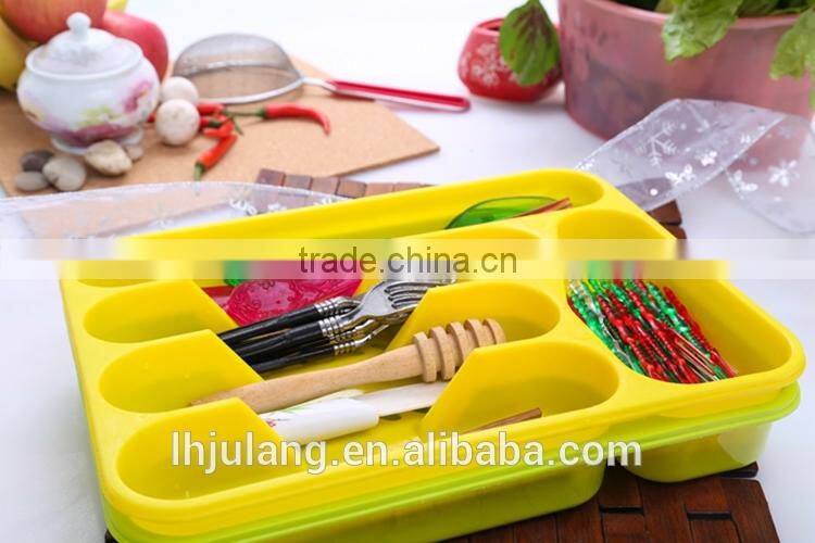 2017 Wholesale plastic cutlery tray / plastic cutlery tray