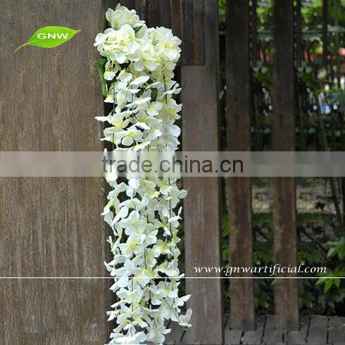 GNW FLV02 High Quality Artificial Flowers Wisteria Wedding Shelf Hanging Flower Arrangements