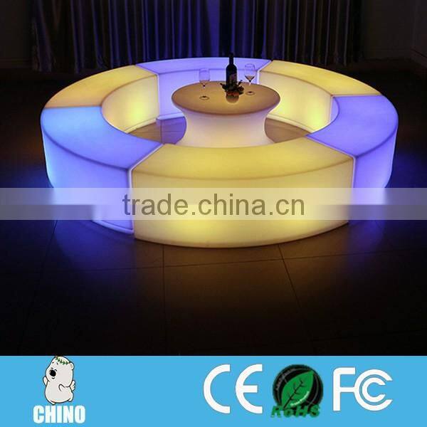 CB1243 Bar Furniture Type Commercial Furniture led bar bench