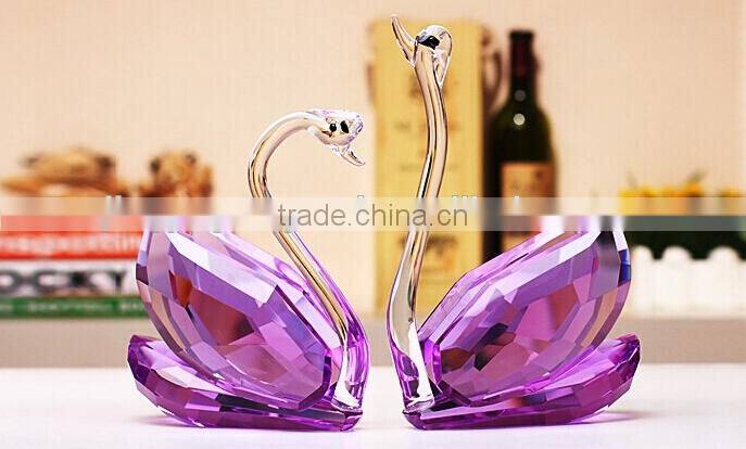 brilliance and shine crystal swan wedding favors