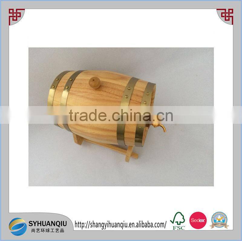 Vintage Old whiskey Wooden wine barrel 5L