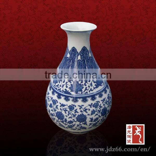 New york althlete award vase blue white prize design ceramic vase
