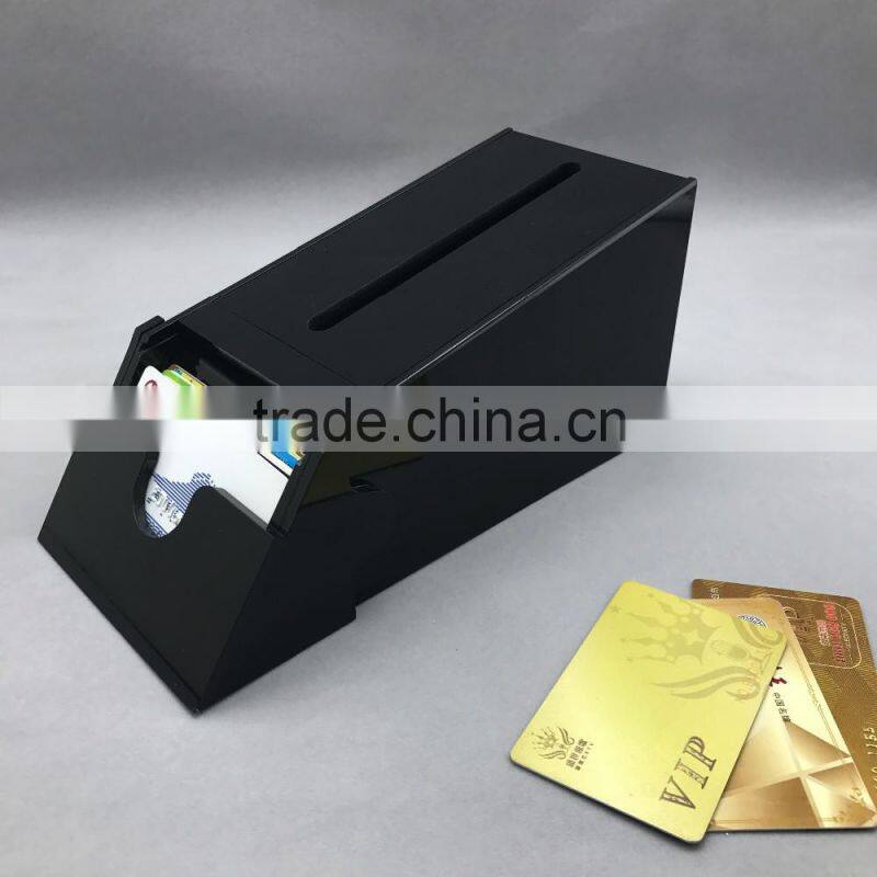 Custom acrylic business card holders box